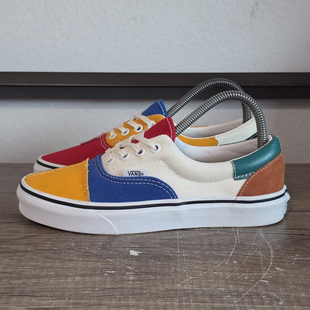 Vans ERA Patchwork Women's Athletic Skate Shoes Sneakers Size 7 Multicolor